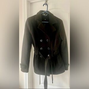 Women's Black pea Coat